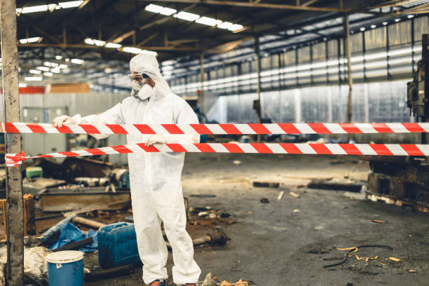 Professional Infectious Disease Decontamination technician working in Ryde, CA